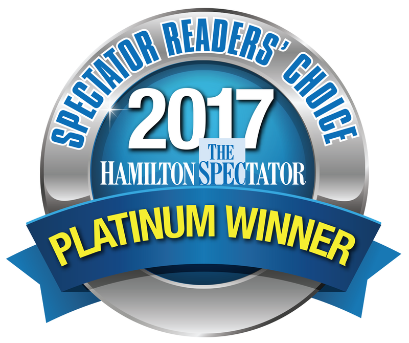 The Hamilton Spectator Readers' Choice 2017 - Platinum Winner