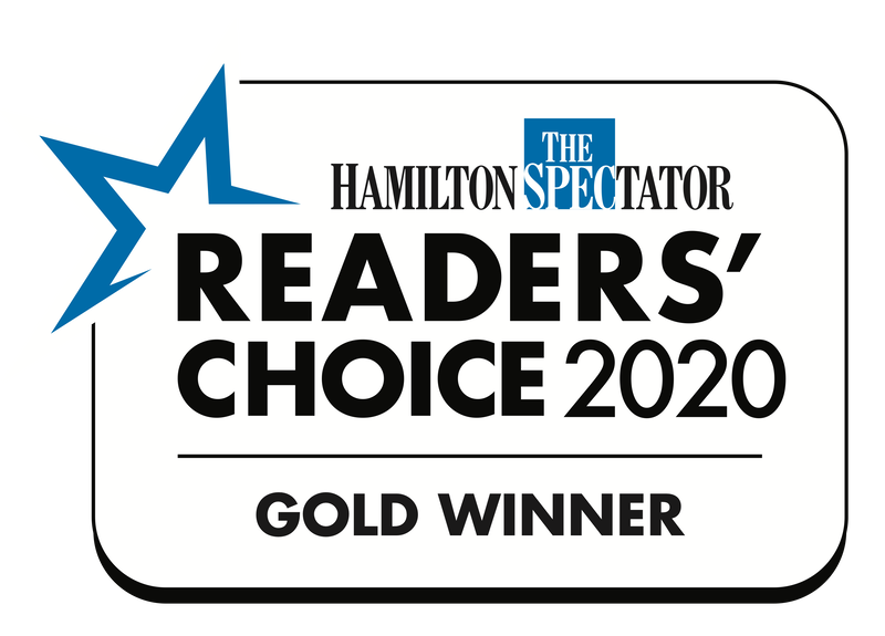 The Hamilton Spectator Readers' Choice 2020 - Gold Winner Logo