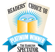 The Hamilton Spectator Readers' Choice 2008 - Platinum Winner