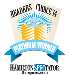 The Hamilton Spectator Readers' Choice 2014 - Platinum Winner